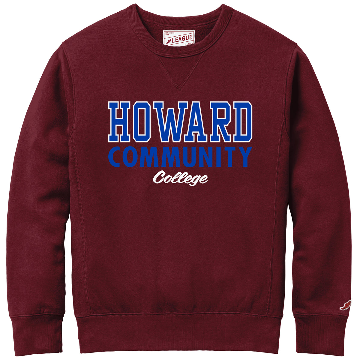 Stadium Crew, Maroon Howard Community College Campus Store