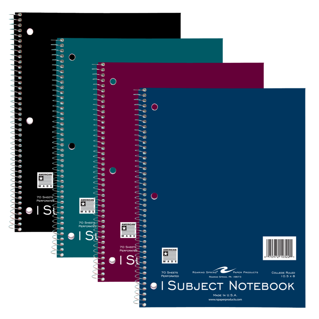 1 Sub Notebook 10.5x8