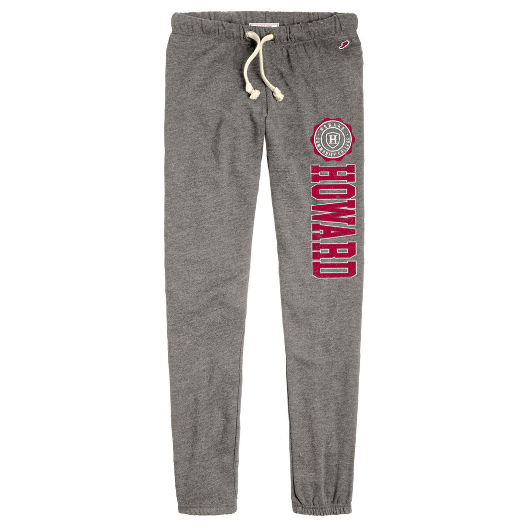 Victory Springs Ladies Closed Bottom Sweatpant | Fall Heather Grey