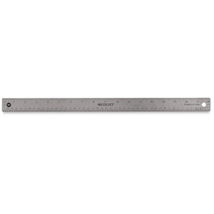 Westcott Flexible Stainless Steel Ruler 18", Flexible