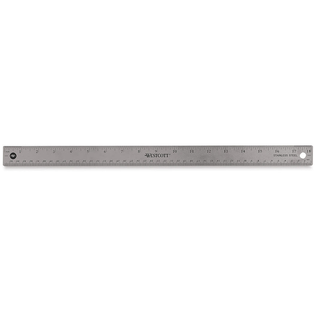 Westcott Flexible Stainless Steel Ruler 24