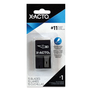 X-Acto #11 Blades, Pkg of 15, Safety Dispenser