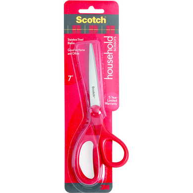 Scotch Home & Office Scissors, 7in 1Pk