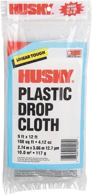 Husky 0.7 Mil Plastic Drop Cloth