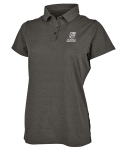 Ladies Heathered Eco-Logic Stretch Polo, Graphite Heather