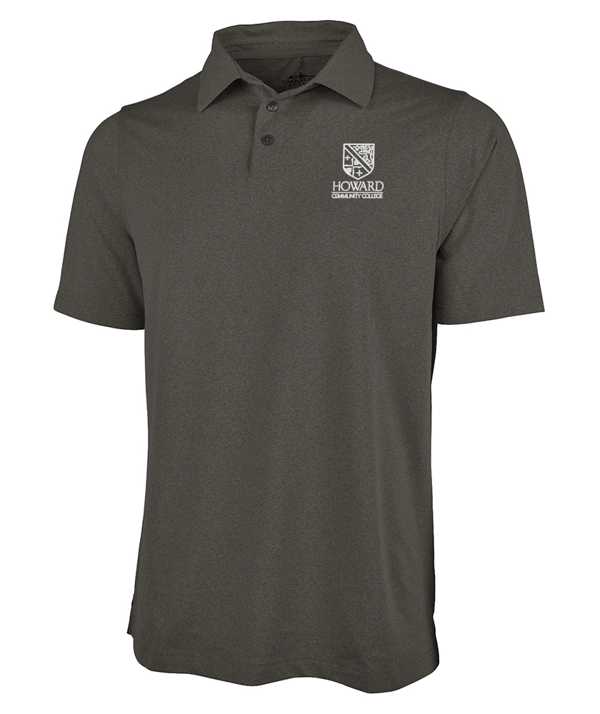 Men's Heathered EcoLogic Stretch Polo Howard Community College