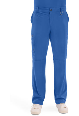 Men's Dental Hygiene Fly Front Scrub Pant | Royal Blue