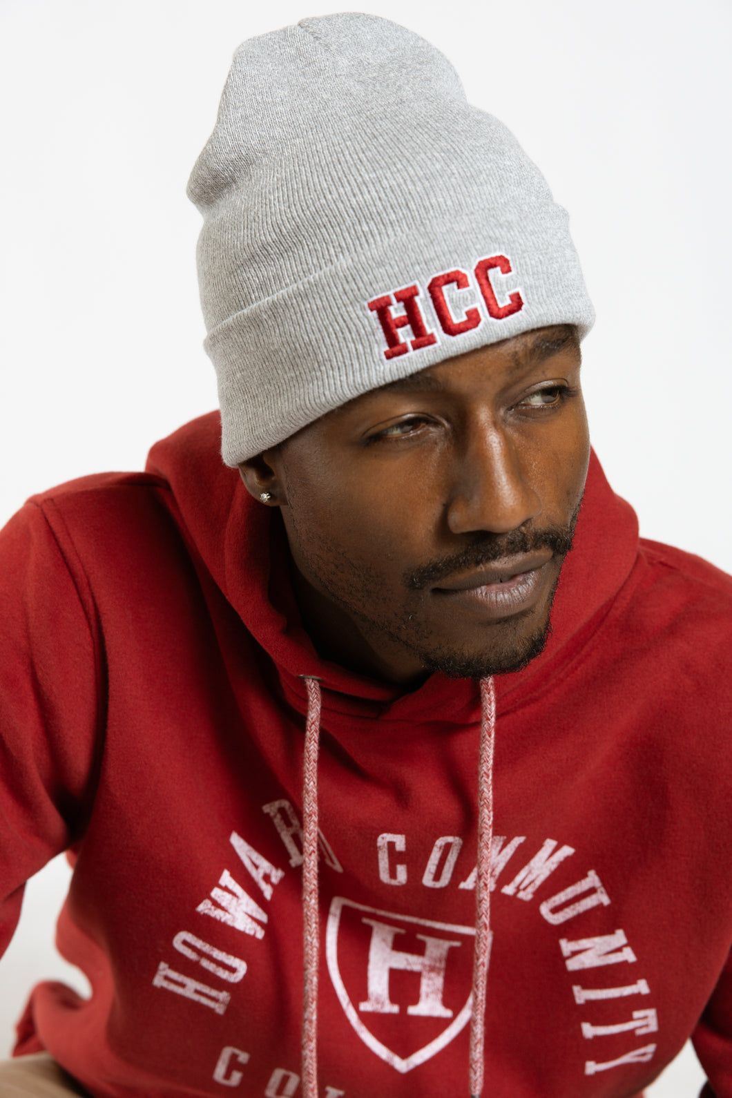 Marled Knit Beanie | Black