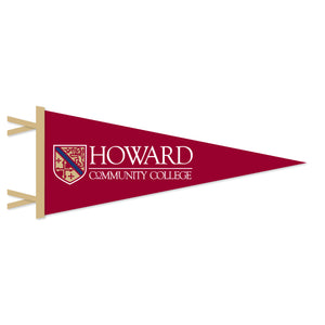 Collegiate Pacific 6x15 Pennant, Shield & Maroon