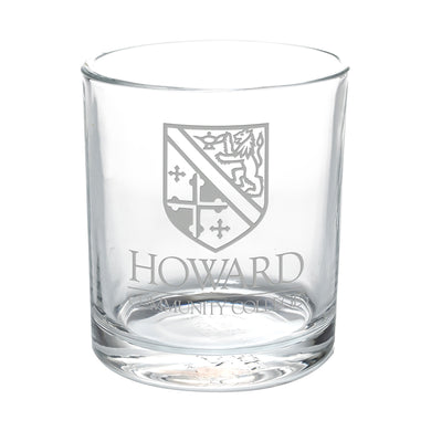 10.5 Oz. Deep Etched Glass Cup