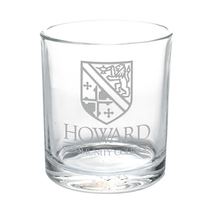 10.5 Oz. Deep Etched Glass Cup