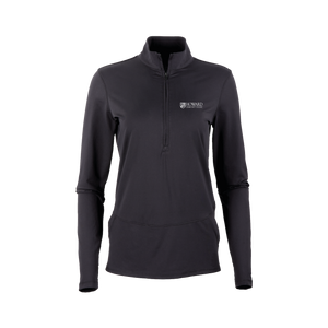 Ladies Flex 1/4 Zip. Black