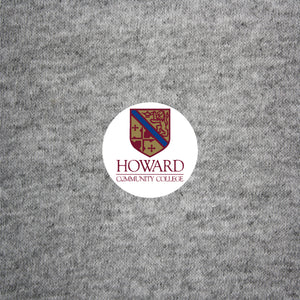 University Shield Button 1.25", White