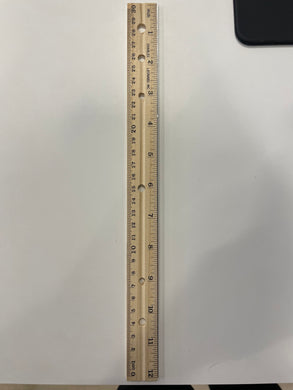 Wood Ruler 12In (60899)