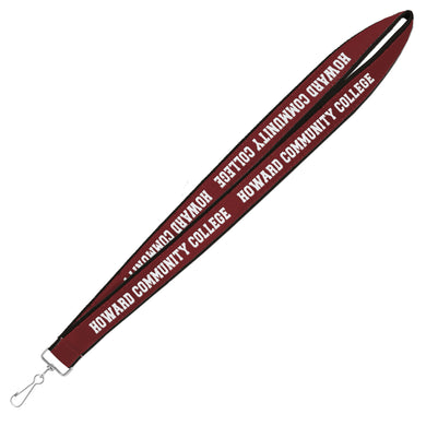 Kensington Lanyard, Maroon/Black