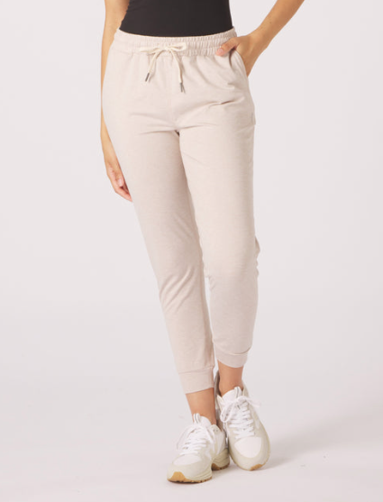 Serenie Jogger | Oatmilk Marble