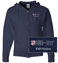 Load image into Gallery viewer, EMSP Student Full Zip Hooded Sweatshirt, Navy 993M (EMPS 106/107/160/205/210/215/230)