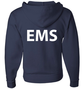 EMSP Student Full Zip Hooded Sweatshirt, Navy 993M (EMPS 106/107/160/205/210/215/230)