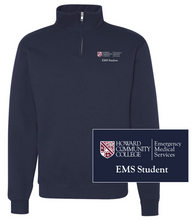 Load image into Gallery viewer, EMSP Student 1/4 Zip Fleece Pullover with Cadet Collar, Navy 993M (EMPS 106/107/160/205/210/215/230)