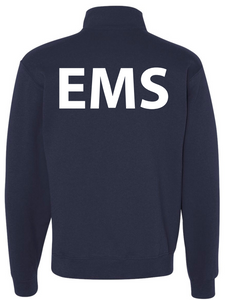 EMSP Student 1/4 Zip Fleece Pullover with Cadet Collar, Navy 993M (EMPS 106/107/160/205/210/215/230)