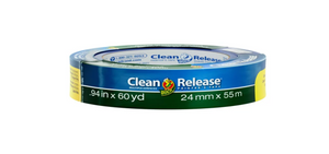 Duck Clean Release 0.94 in. x 60 yd. Blue Painter's Tape