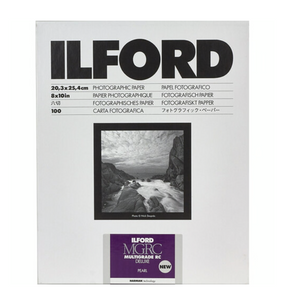 Ilford MULTIGRADE RC Deluxe Paper (Pearl, 8 x 10", 100 Sheets)