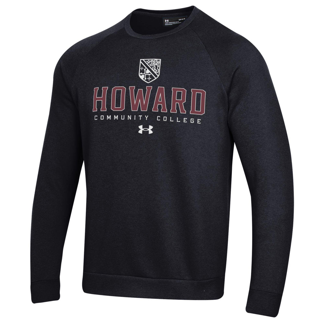 Under Armour Rival Fleece Crew, Black