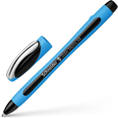 Slider Memo Pen With Cap, Black