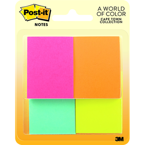 Post-It Sticky Notes 1.5x2" 4pk