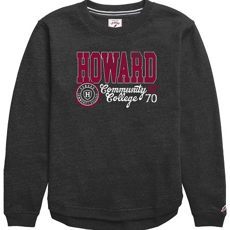 Victory Springs Ladies Crewneck | Heather Onyx