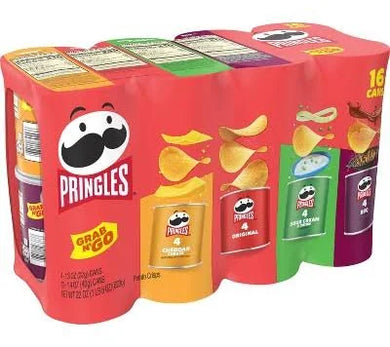 Pringles Potato Crisps Chips | Lunch Snacks | Office and Kids Snacks | Grab N' Go | Variety Pack