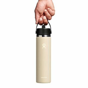 24 Oz. Wide Mouth Hydroflask Flex Cap, Oat